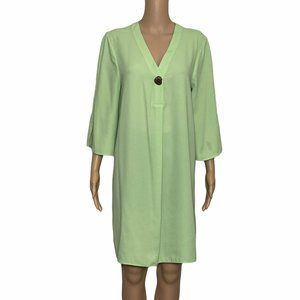 w worthington dress size M 3/4 sleeve green